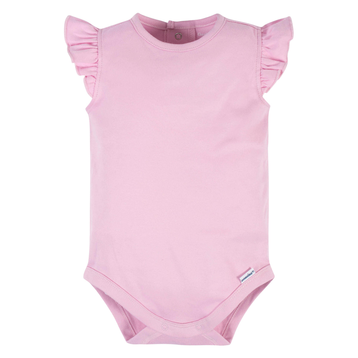 3-Piece Baby Girls Periwinkle Garden Onesies Bodysuit, Diaper Cover & Headband Set, view 2
