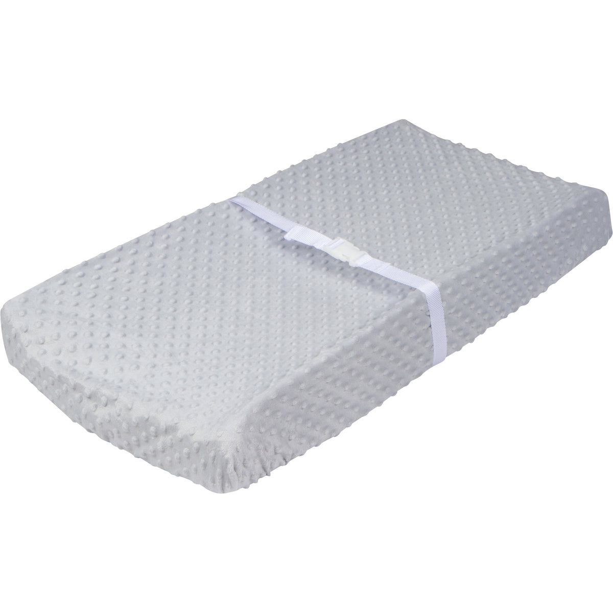Baby Dotted Light Gray Changing Pad Cover