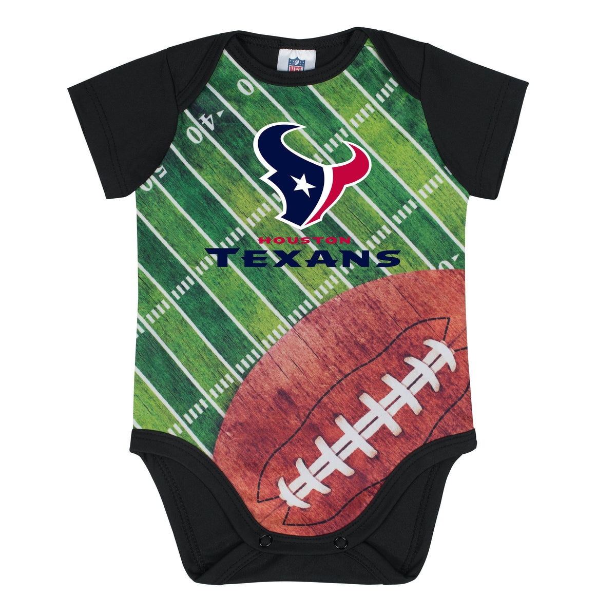 Houston Texans Toddler Boys Short Sleeve Bodysuit