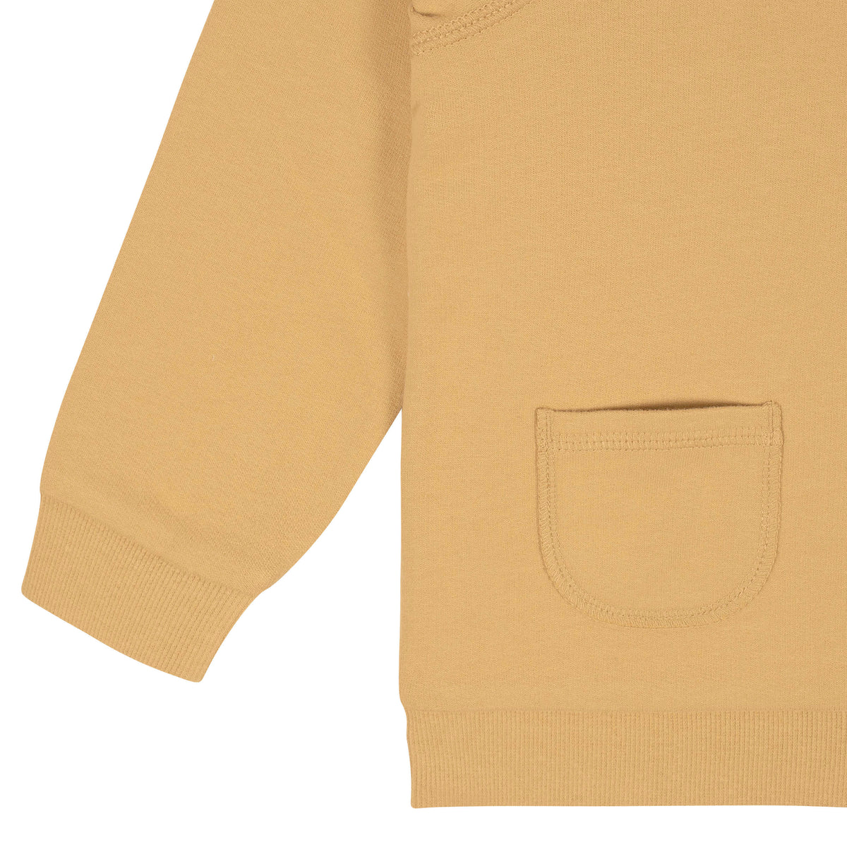 2-Piece Infant & Toddler Boys Mustard French Terry Pullover & Jogger Set, view 3