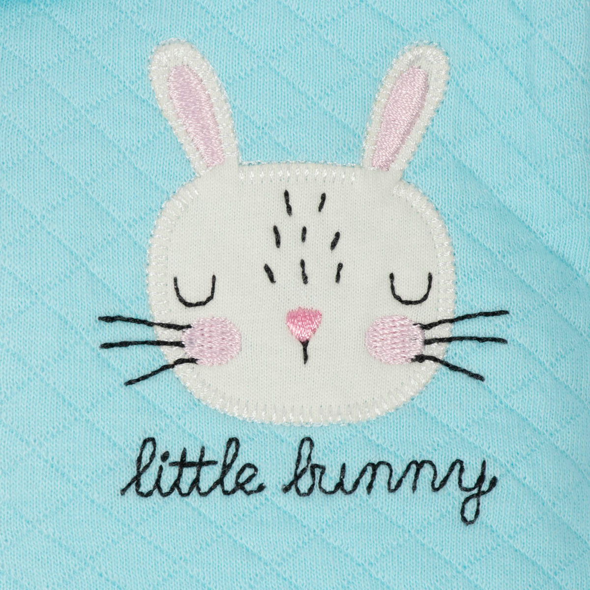 Baby Girls Bunny Quilted Sleep 'N Play, view 2