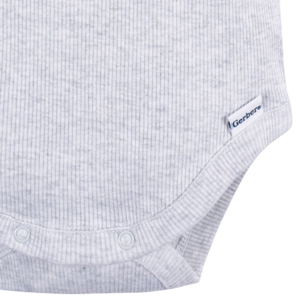 2-Piece Baby Boys Grey Heather Bodysuit and Shorts, view 4
