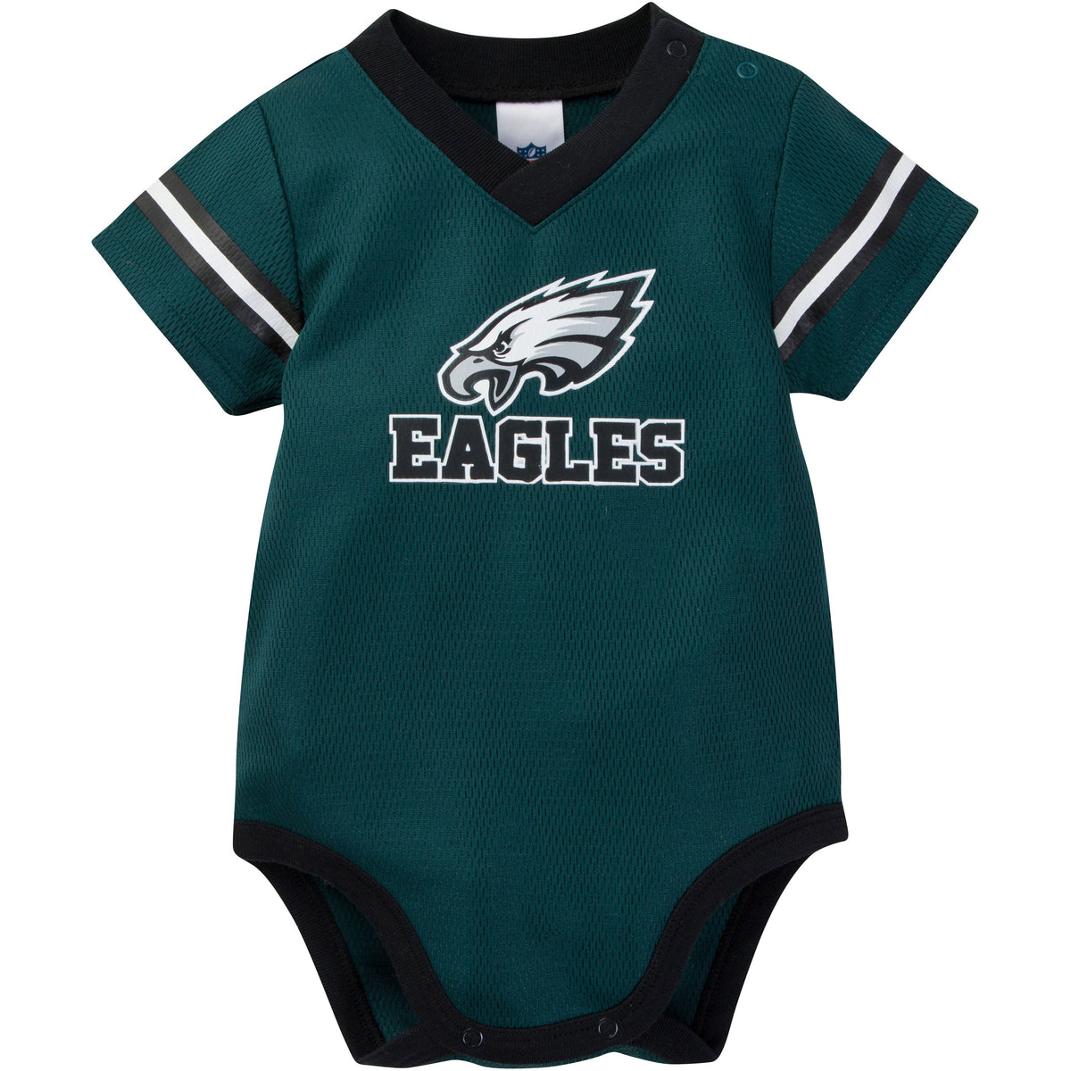 Baby Boys Eagles Short Sleeve Jersey Bodysuit