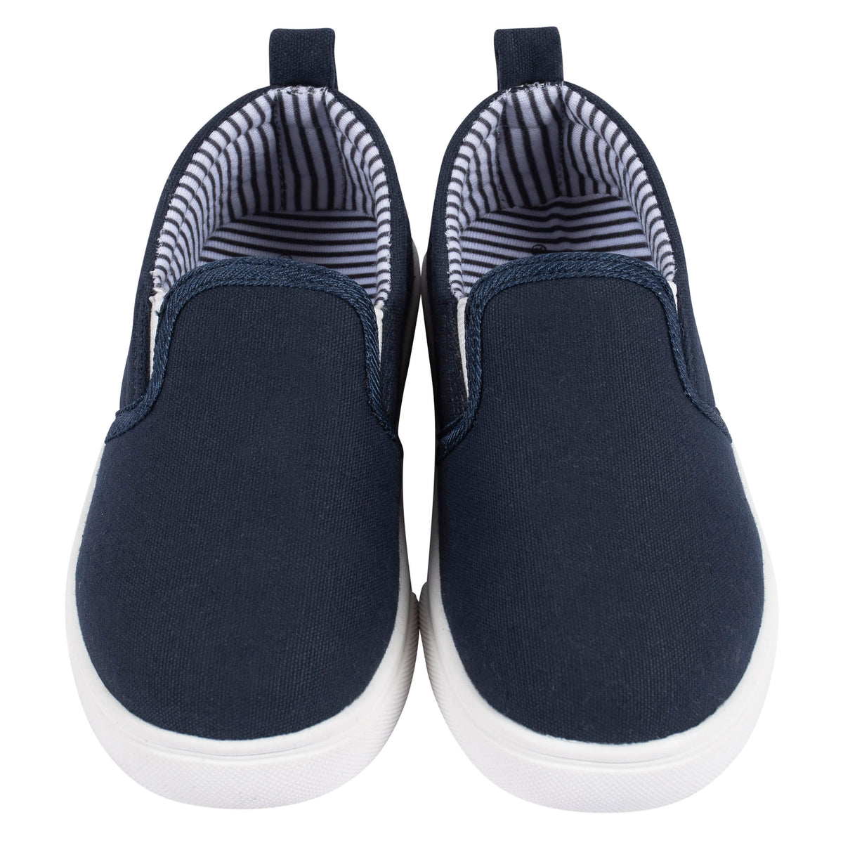 Infant & Toddler Boys Navy Slip-On Sneaker, view 3