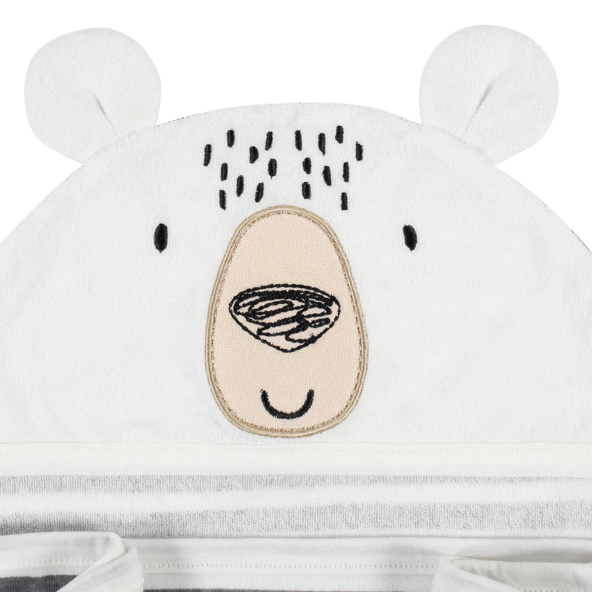 Baby Boys Bear Bath Wrap, view 3