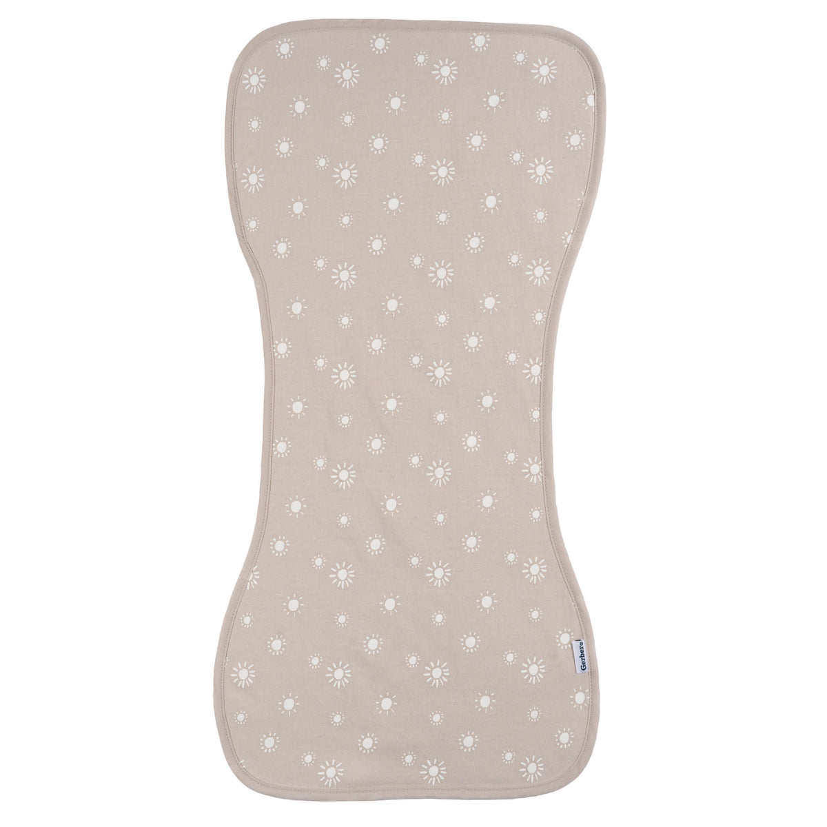 5-Pack Baby Girls Pink Rainbows Burpcloth, view 4