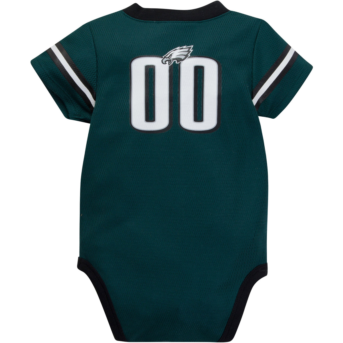 Baby Boys Eagles Short Sleeve Jersey Bodysuit, view 2