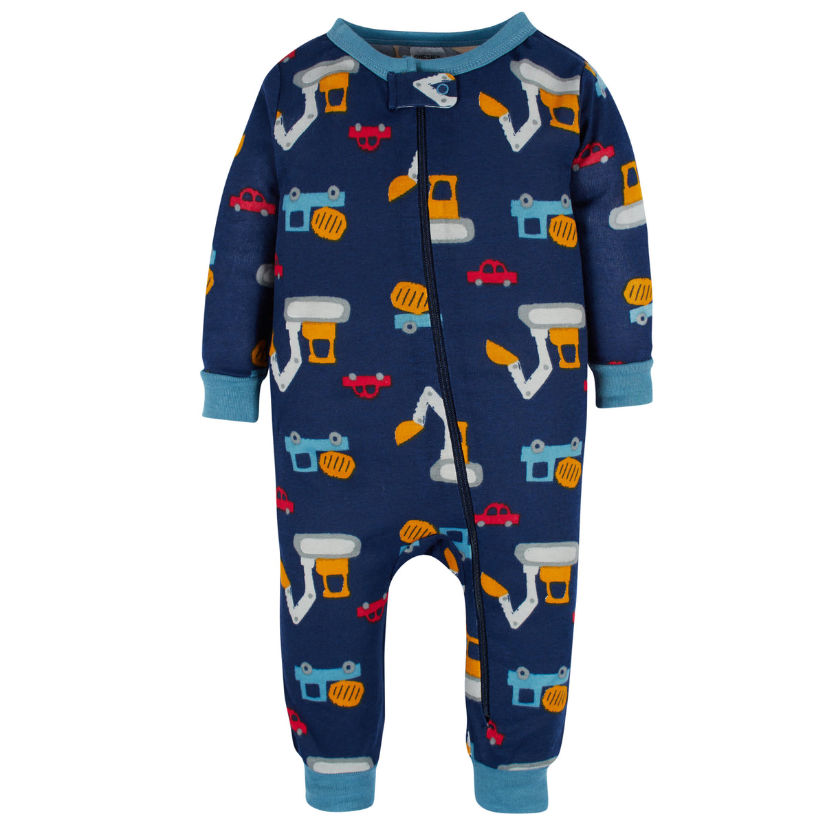 3-Pack Baby & Toddler Boys Construction Zone Snug Fit Footless Pajamas, view 2