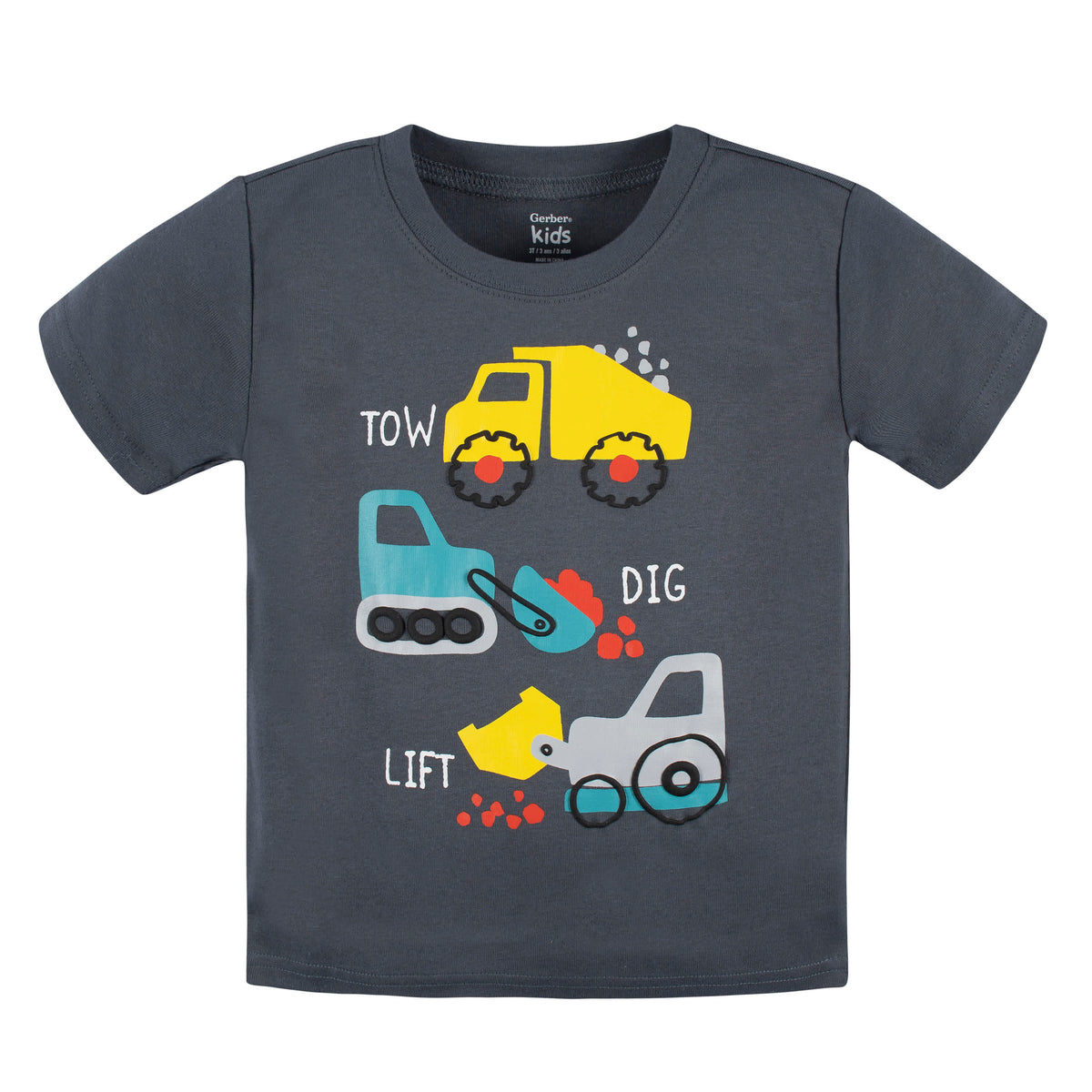 4-Piece Infant Boys Ready To Roll Tees, Shorts & Pants Set, view 4
