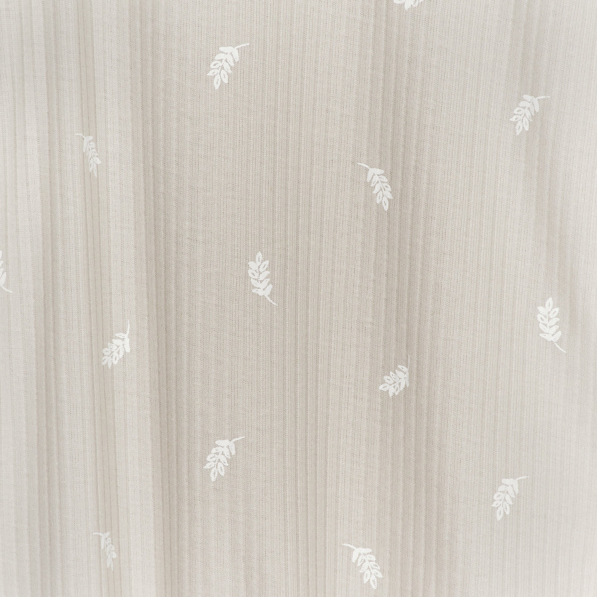 Baby Neutral Natural Leaves Gown, view 4