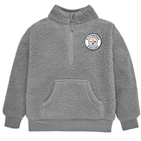 Infant & Toddler Boys Steelers 1/4 Zip Sherpa Top