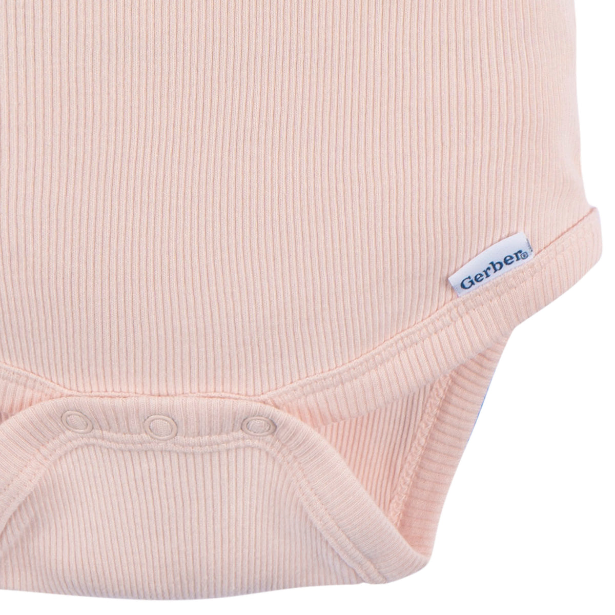 2-Piece Baby Girls Crystal Pink Bodysuit and Shorts Set, view 5