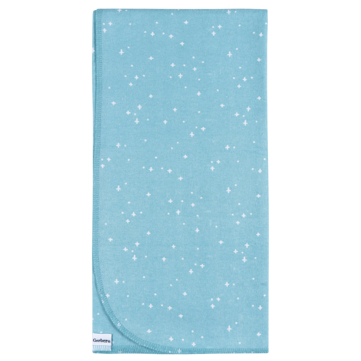 4-Pack Baby Girls Animal Geo Flannel Blankets, view 2