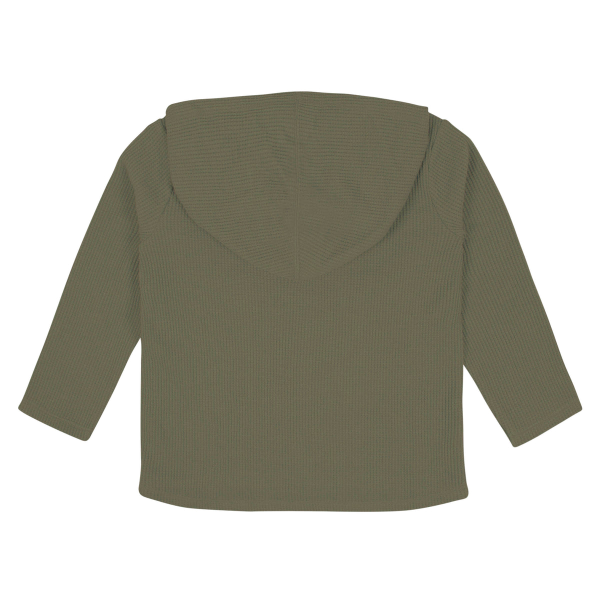 2-Piece Infant & Toddler Boys Sage Green Waffle Hoodie & Jogger Set, view 3