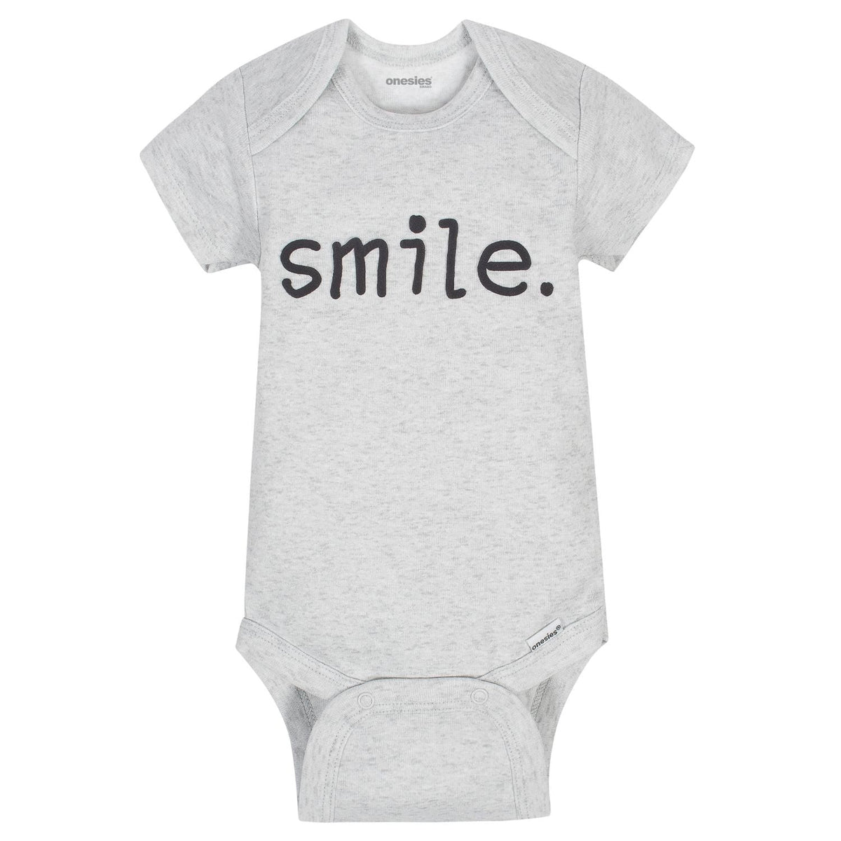 8-Pack Baby Neutral Words Short Sleeve Onesies Bodysuits, view 2