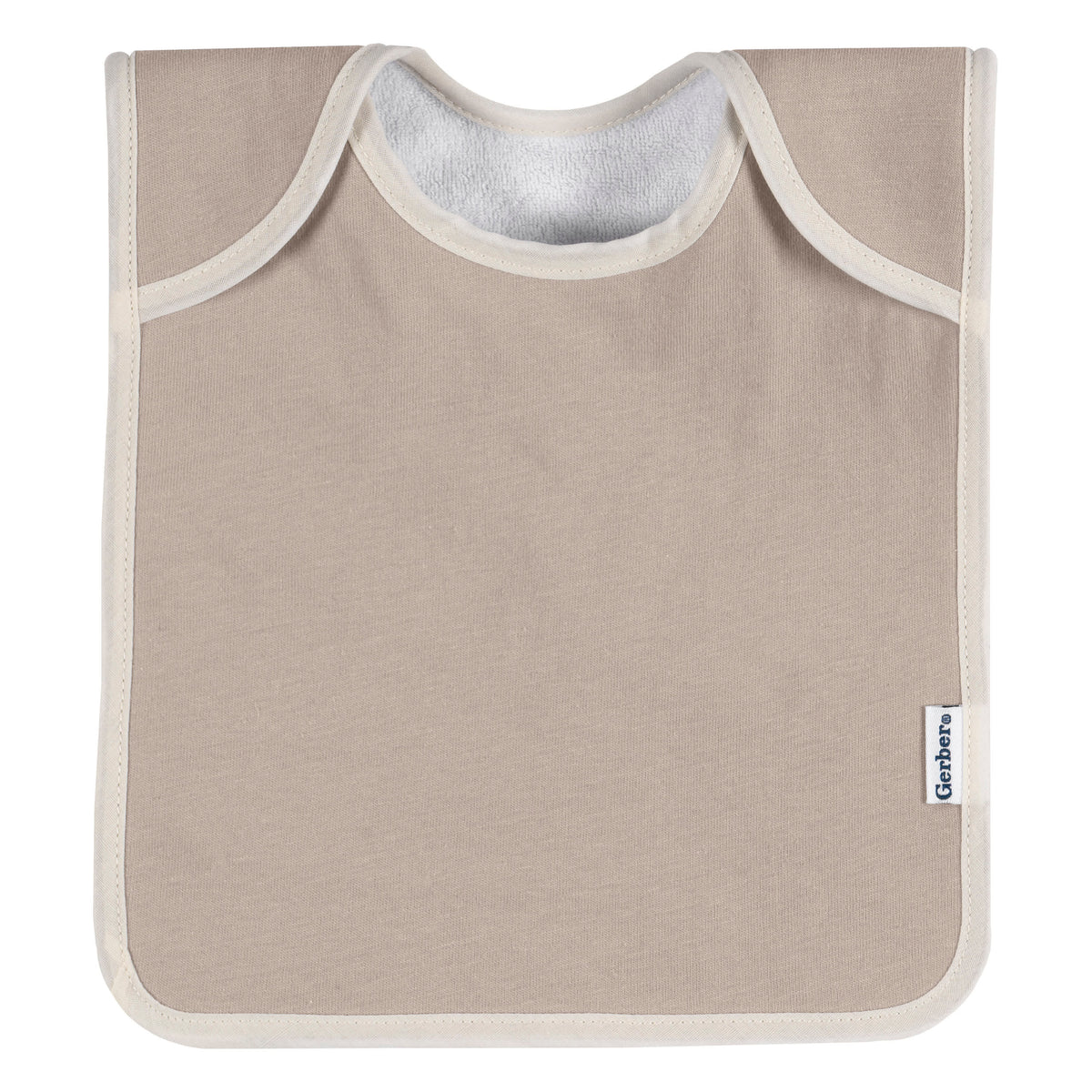 8-Pack Baby Neutral Multi Grey Yellow Lap Shoulder Bibs, view 8