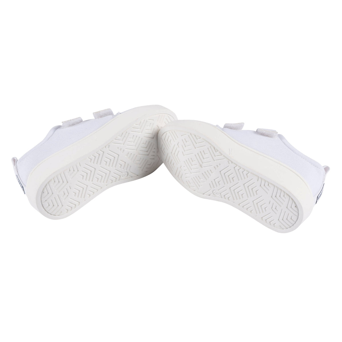 Baby Neutral White Hook & Loop Sneaker, view 4