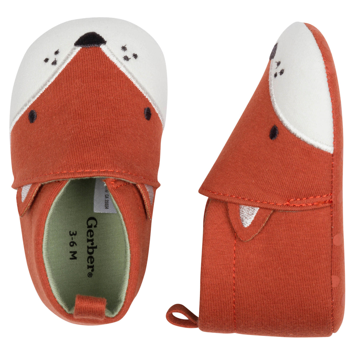 Baby Boys Fox Jersey Shoes, view 2