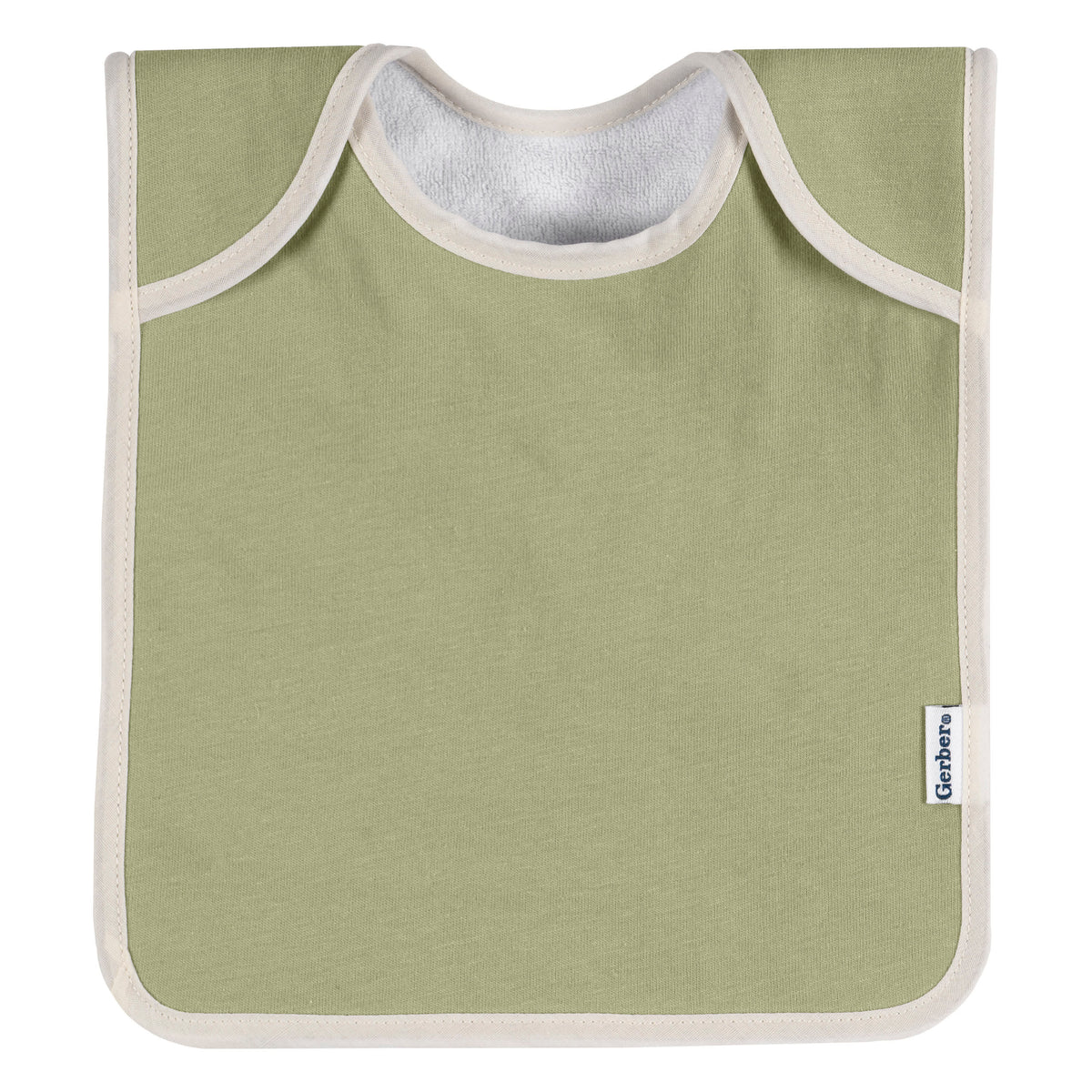 8-Pack Baby Neutral Multi Grey Yellow Lap Shoulder Bibs, view 2