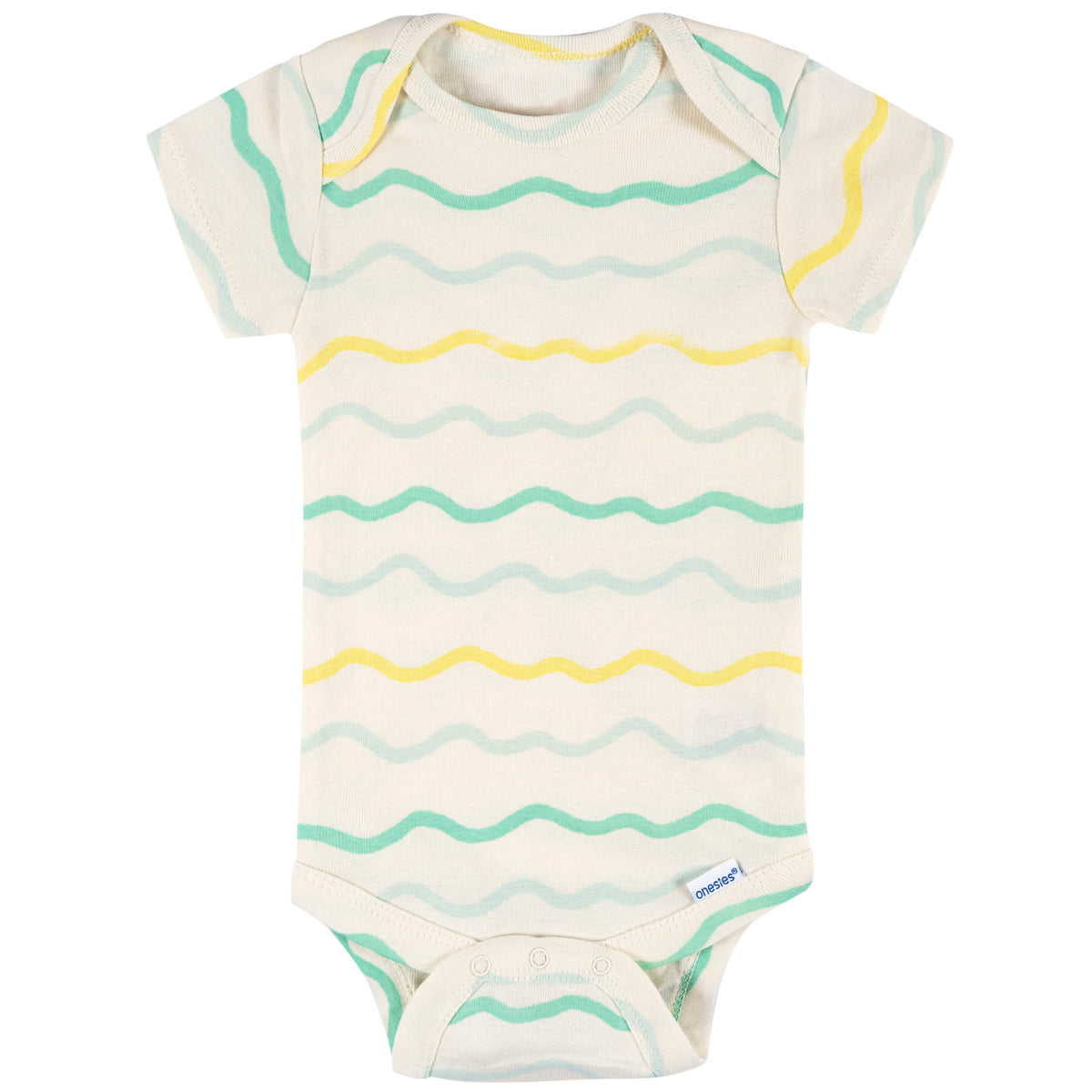 8-Pack Baby Neutral Awesome Stars Short Sleeve Onesies Bodysuits, view 4