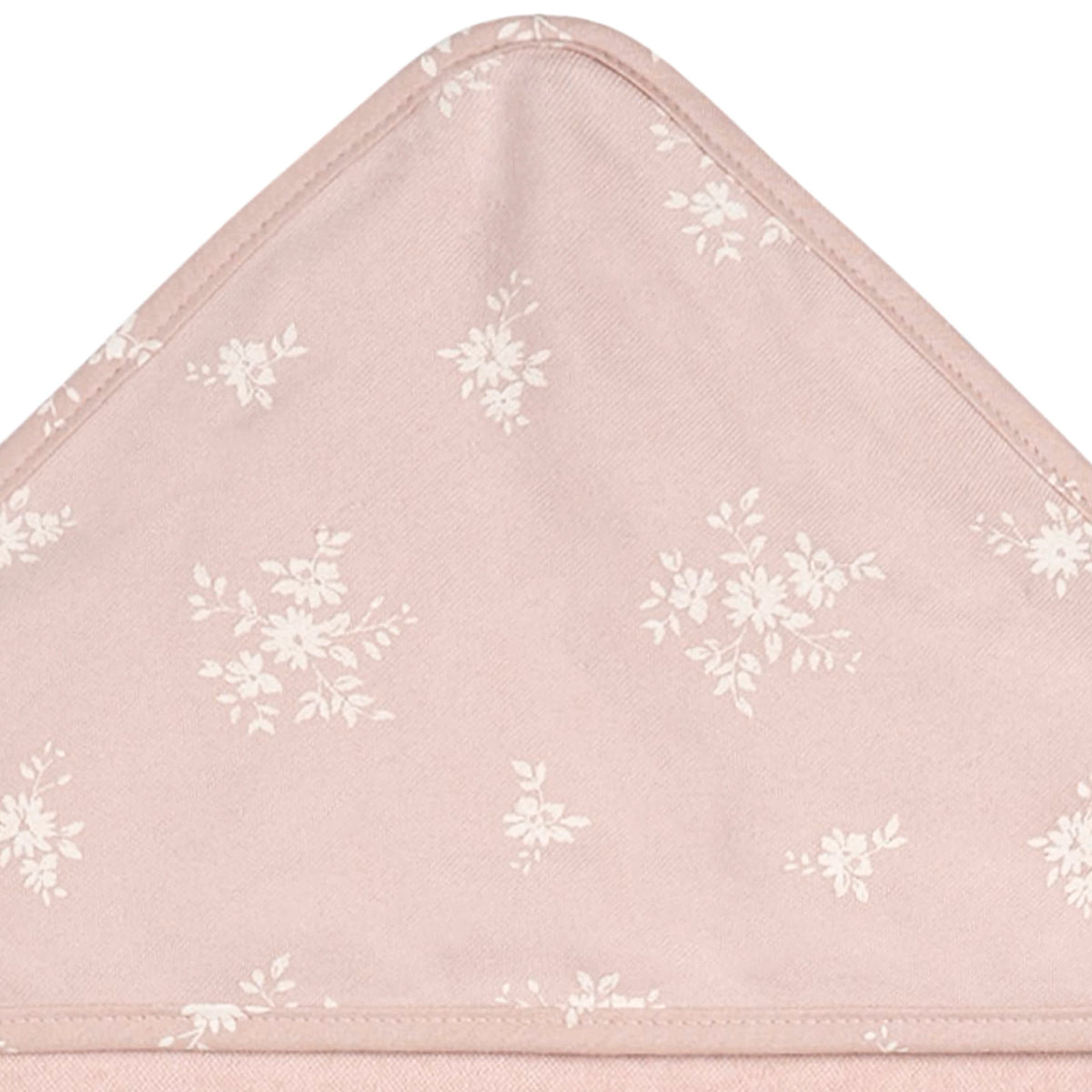 3-Piece Baby Girls Pink Hooded Towel, view 5