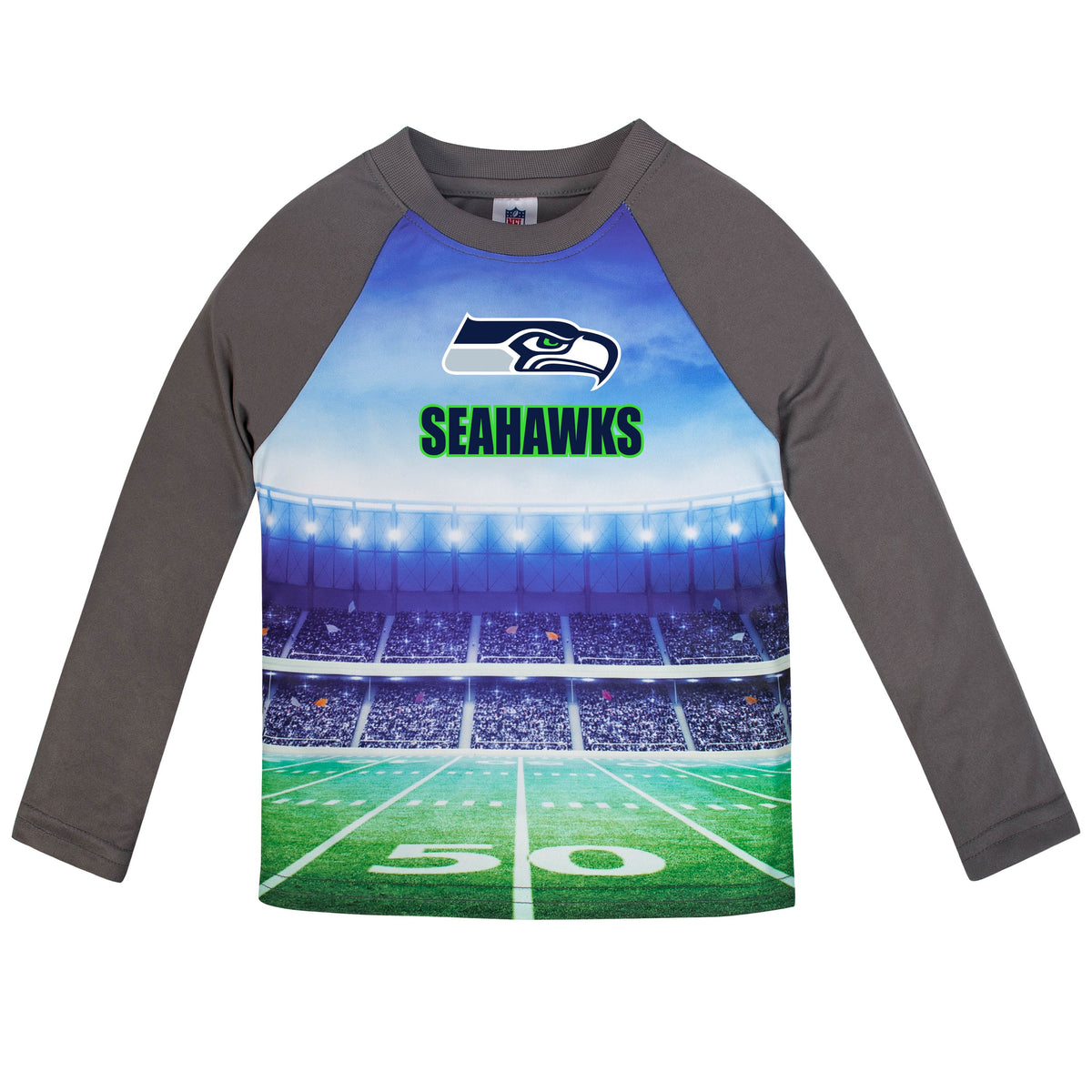 Seattle Seahawks Toddler Boys Long Sleeve Tee Shirt
