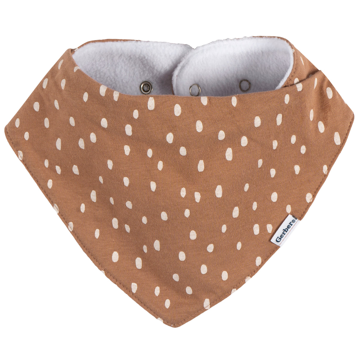 10-Pack Baby Neutral Multi Rust Bandana Bib, view 9