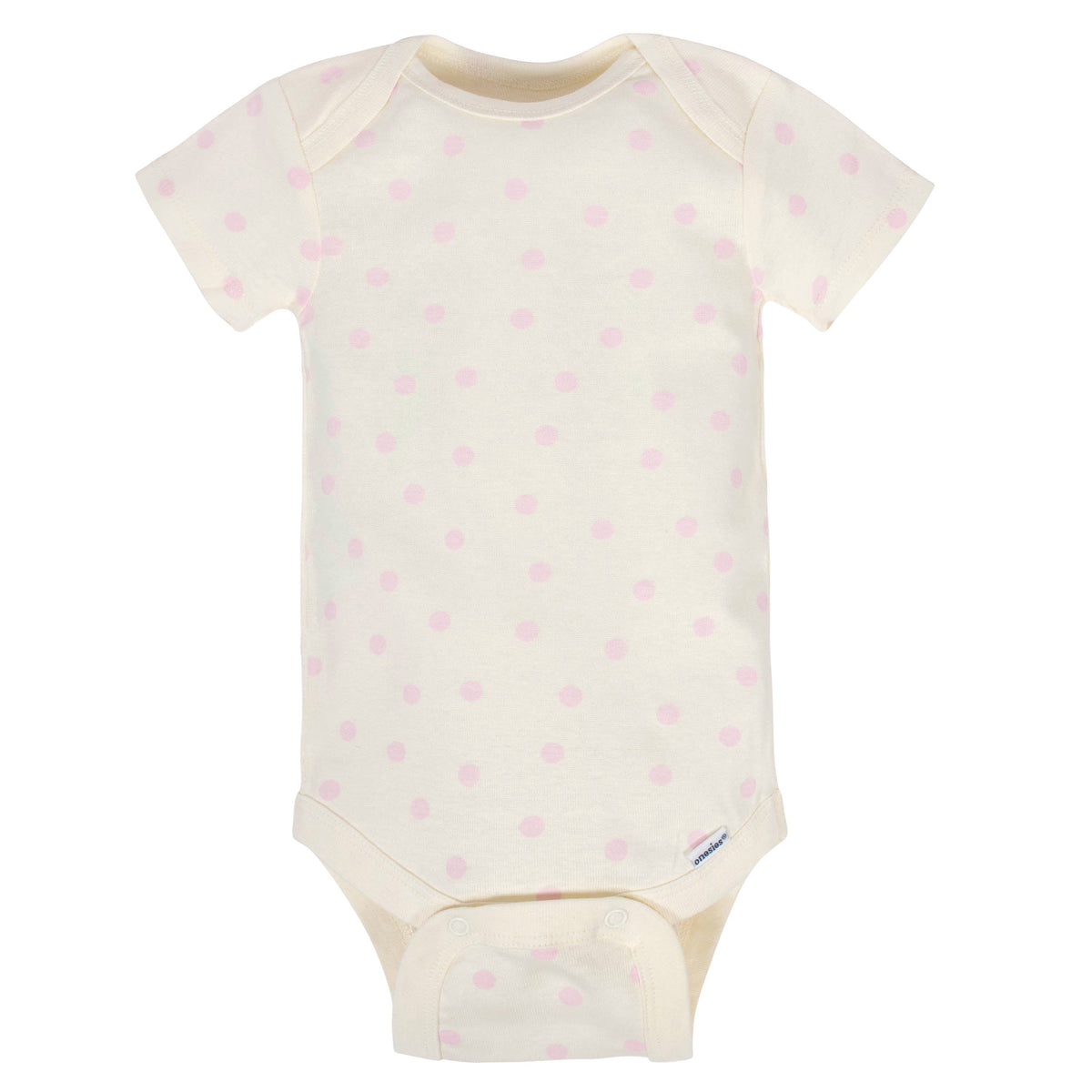 8-Pack Baby Girls Bunny Short Sleeve Onesies Bodysuits, view 3