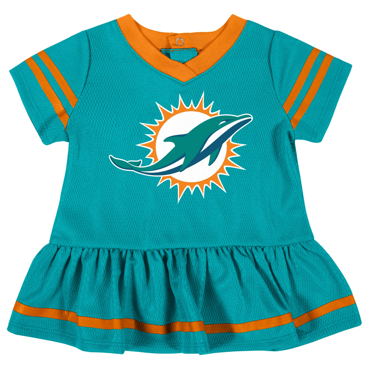 2-Piece Baby Girls Dolphins Dress & Diaper Cover Set, view 2