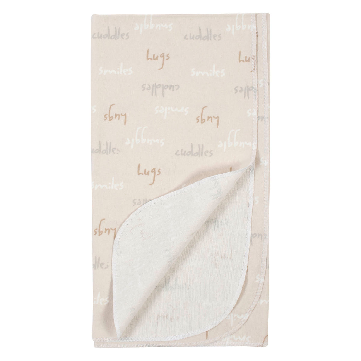 4-Pack Baby Neutral Safari Flannel Receiving Blankets, view 4