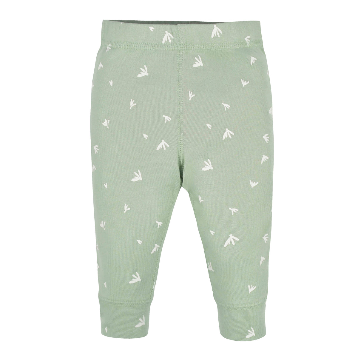 3-Piece Baby Girls Bunny Onesies Bodysuits and Pants Set, view 8