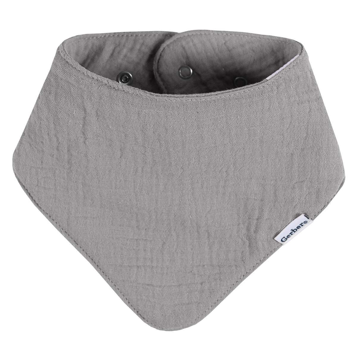 10-Pack Baby Boys Multi Blue Muslin Bandana Bib, view 11