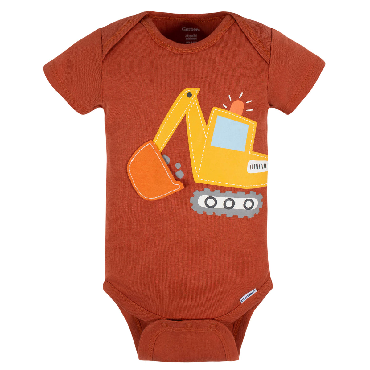 8-Pack Baby Boys Transportation Zone Onesies Bodysuits, view 2