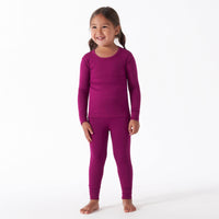 2-Piece Infant & Toddler Raspberry Buttery Soft Viscose Made from Eucalyptus Snug Fit Pajamas