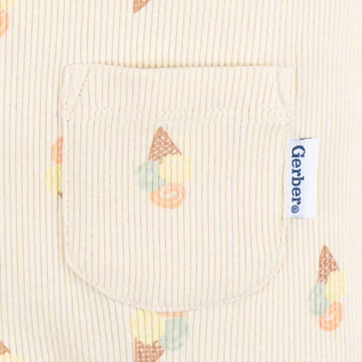 Baby Girls Ice Cream Romper, view 3