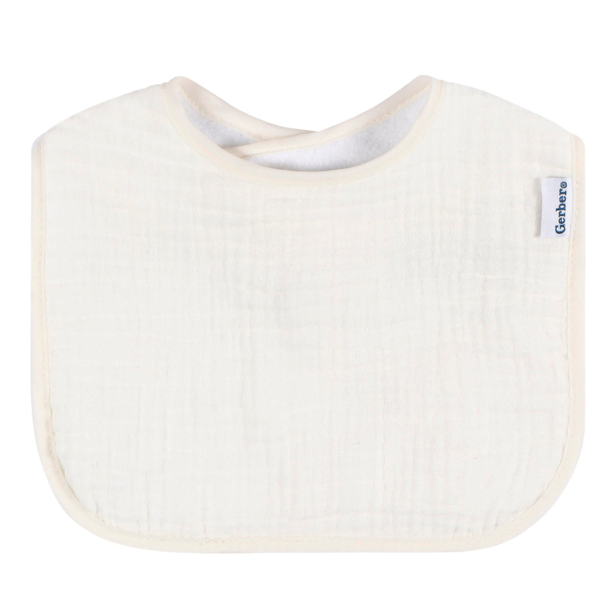 8-Pack Baby Girls Multi Drooling Bibs, view 8