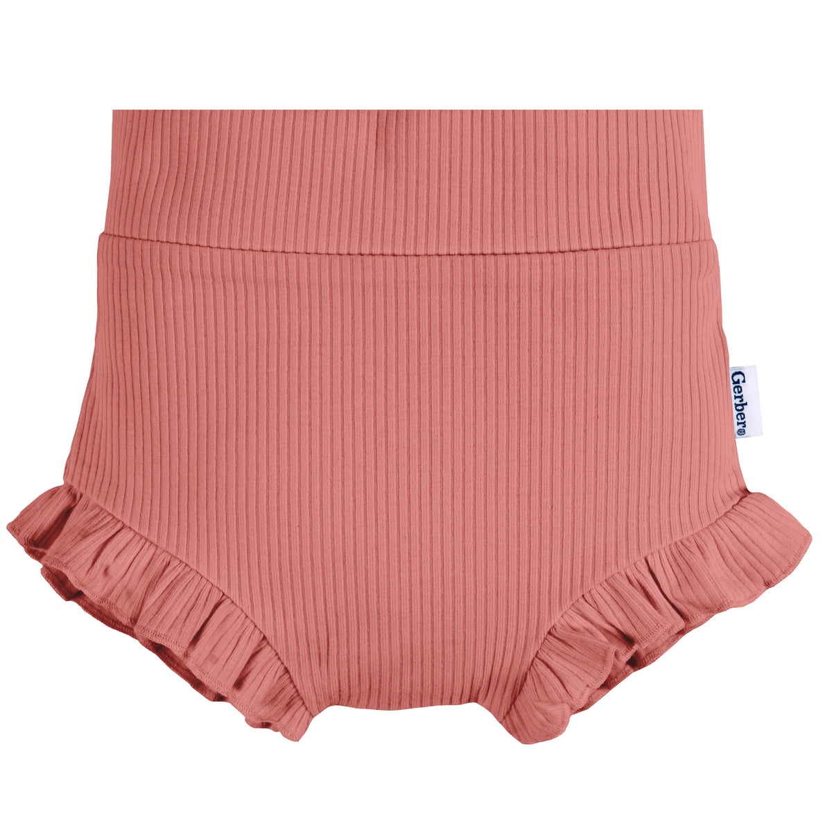 3-Pack Baby Girls Pinks/Oatmeal Bubble Short, view 4
