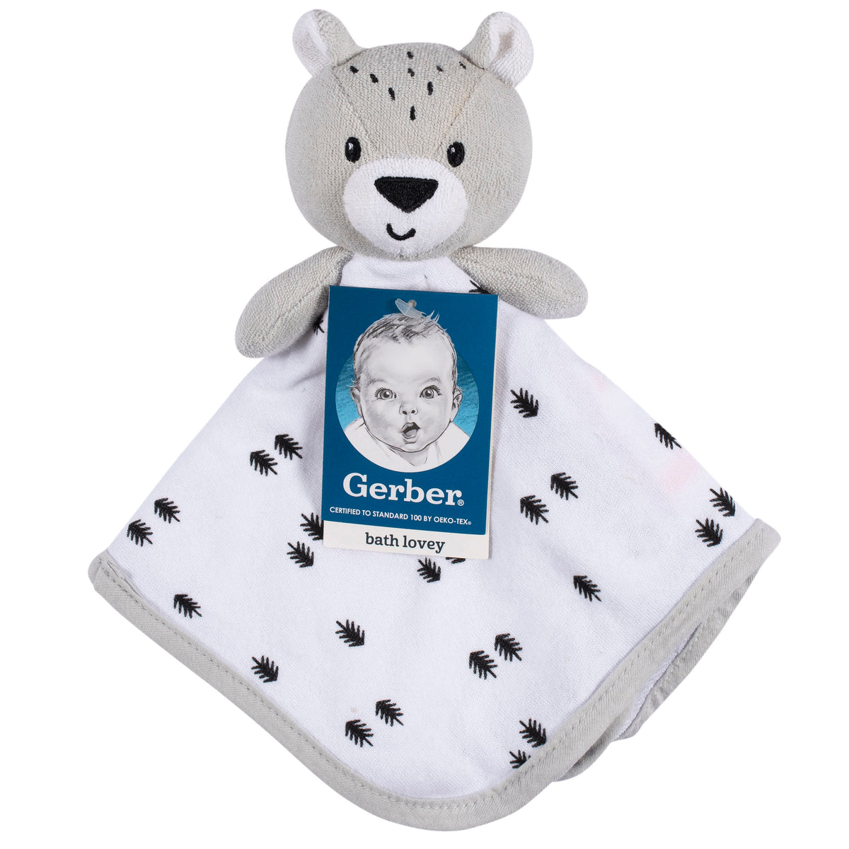 Baby Boys Bear Bath Washcloth Lovey, view 2
