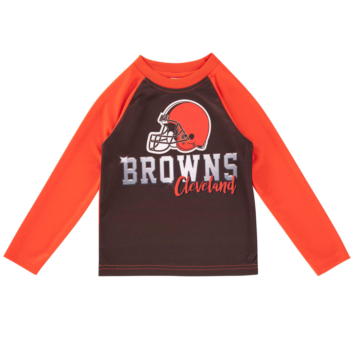 Toddler Boys Cleveland Browns Long Sleeve Tee Shirt