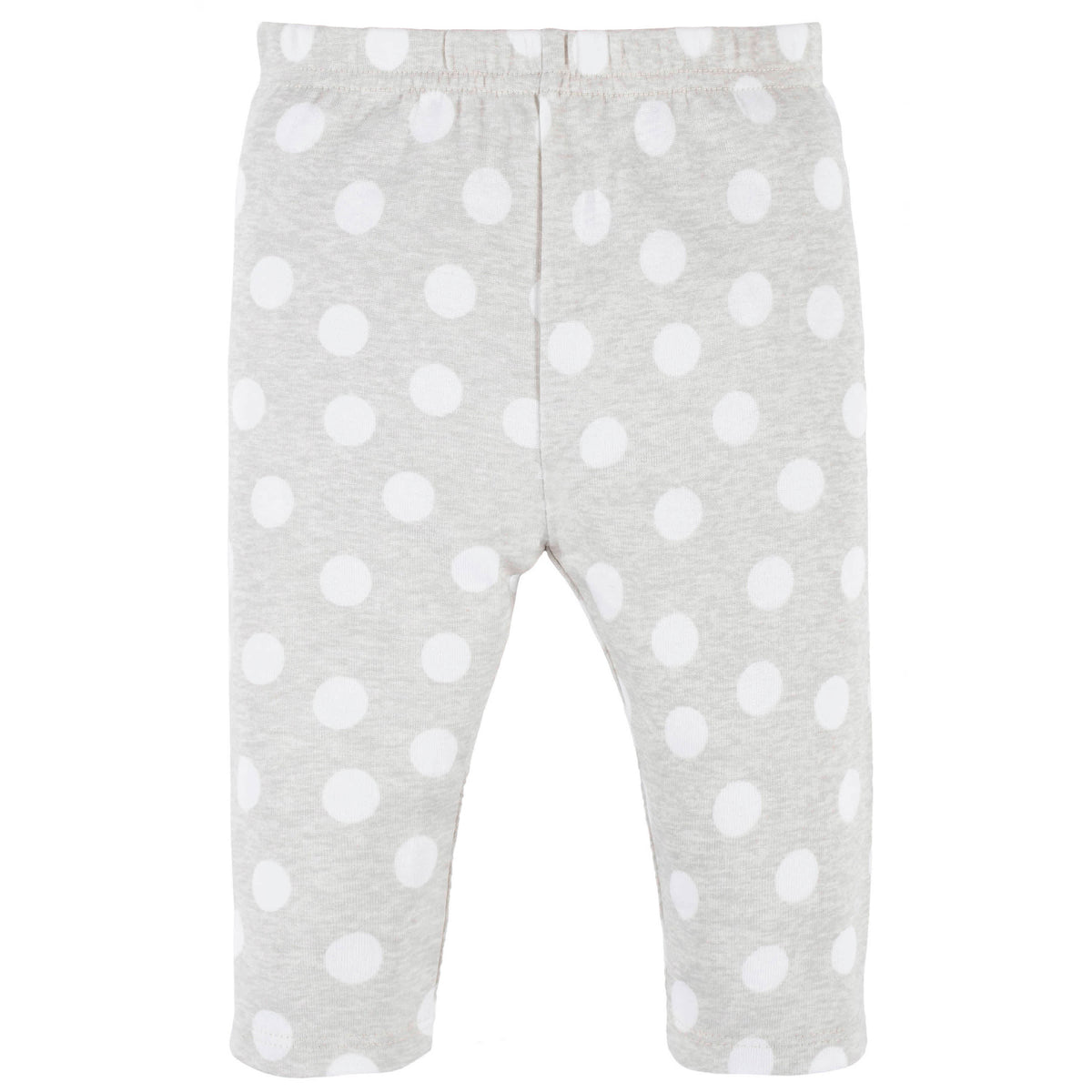 4-Piece Baby Girls Dots Of Rainbows Onesies Bodysuit, Tee, Skort & Pant Set, view 7