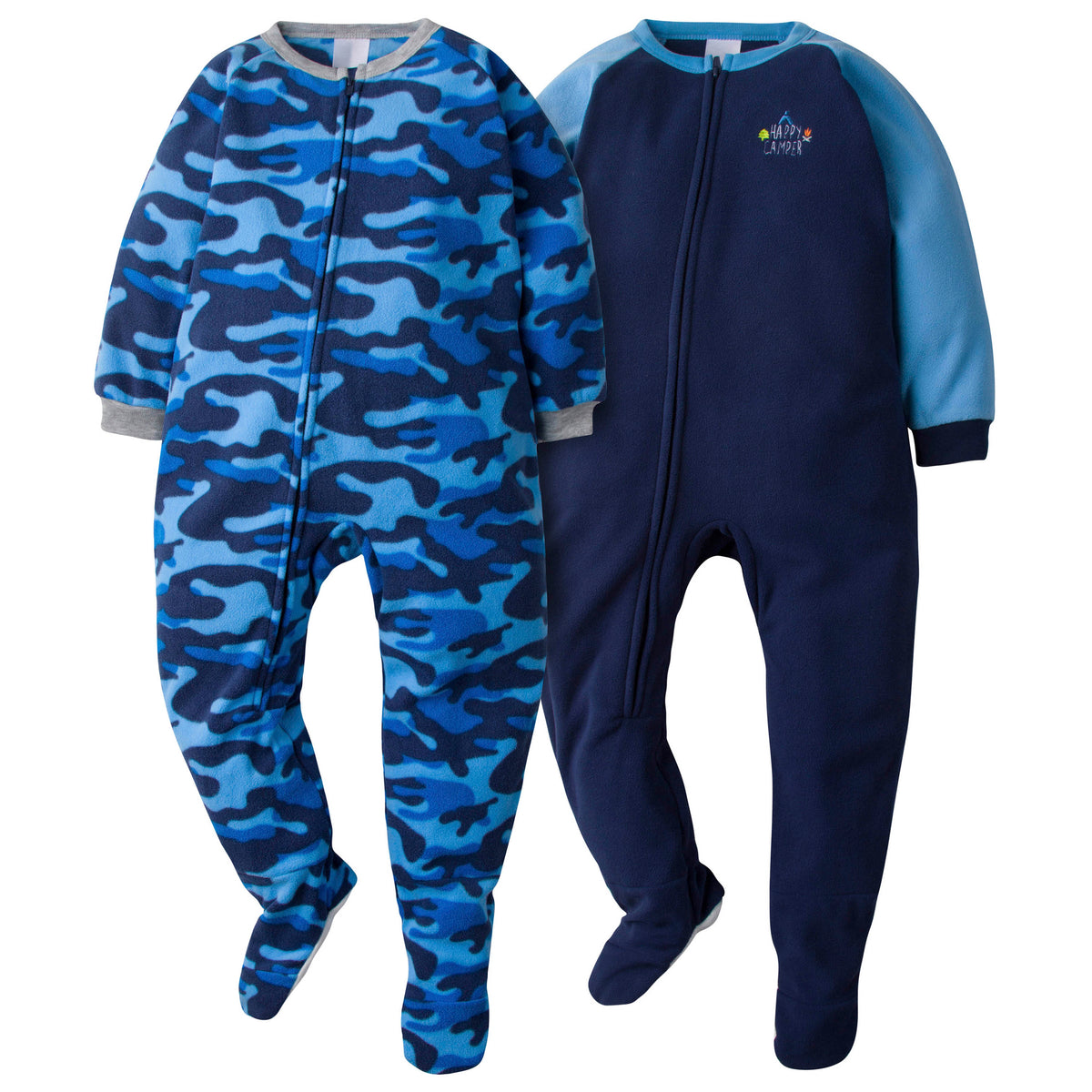 2-Pack Toddler Boys Camo Blanket Sleepers