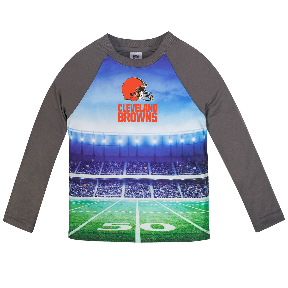 Cleveland Browns Toddler Boys Long Sleeve Tee Shirt