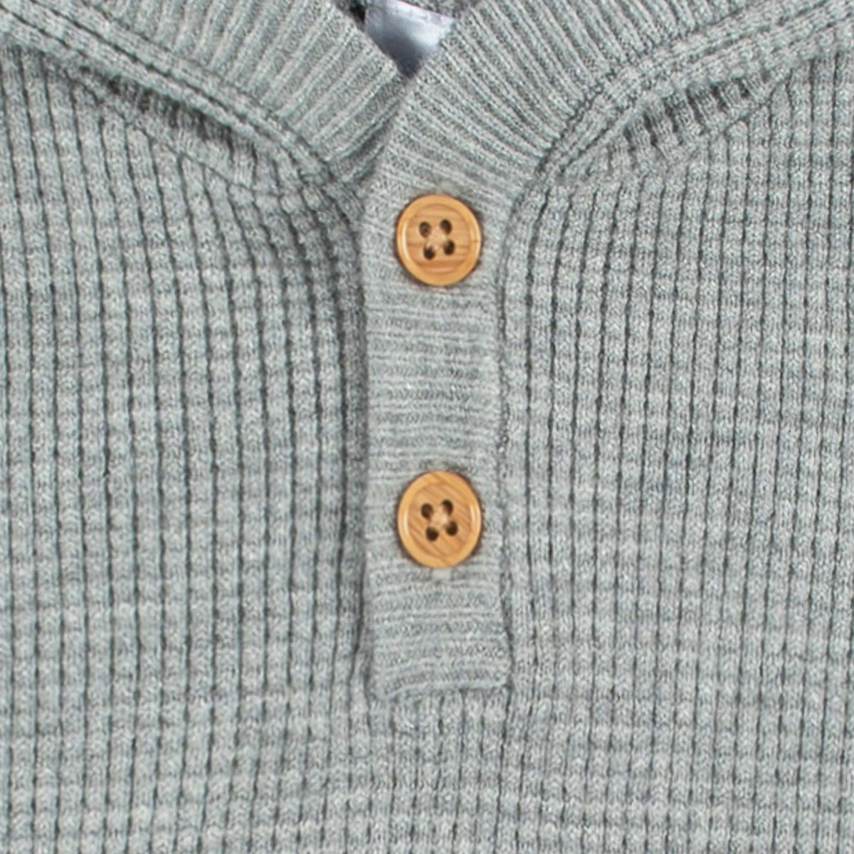2-Piece Infant and Toddler Boys Grey Heather Sweater Knit Set, view 3