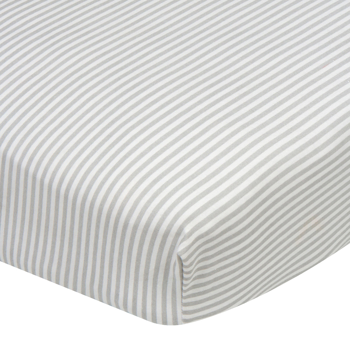 Baby Neutral Stripes Fitted Crib Sheet