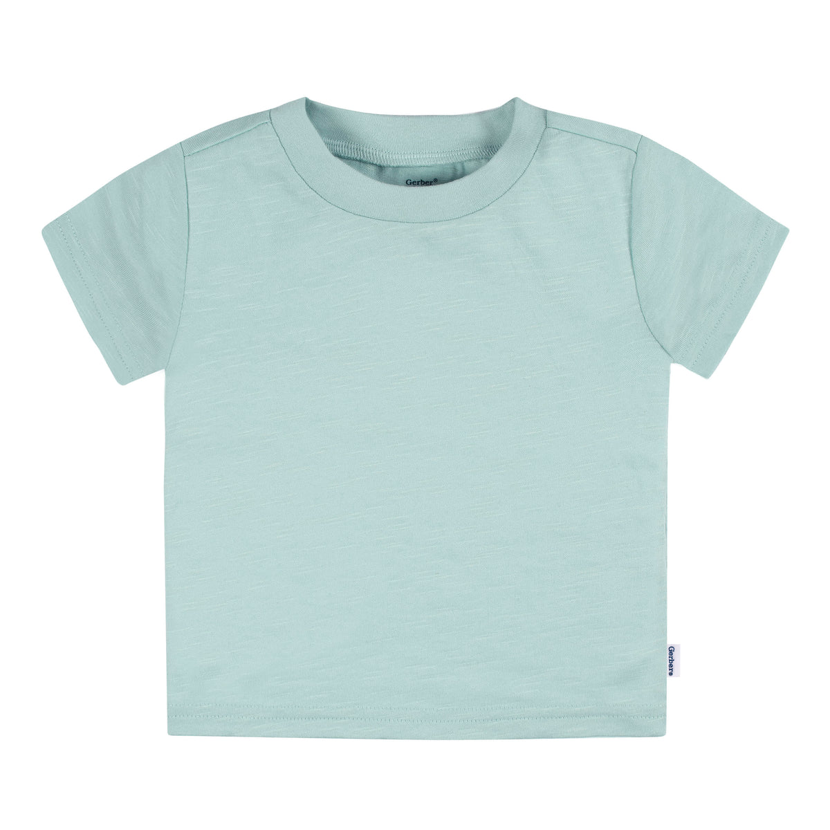 5-Pack Baby Neutral Blue & Green Short Sleeve Tees, view 5