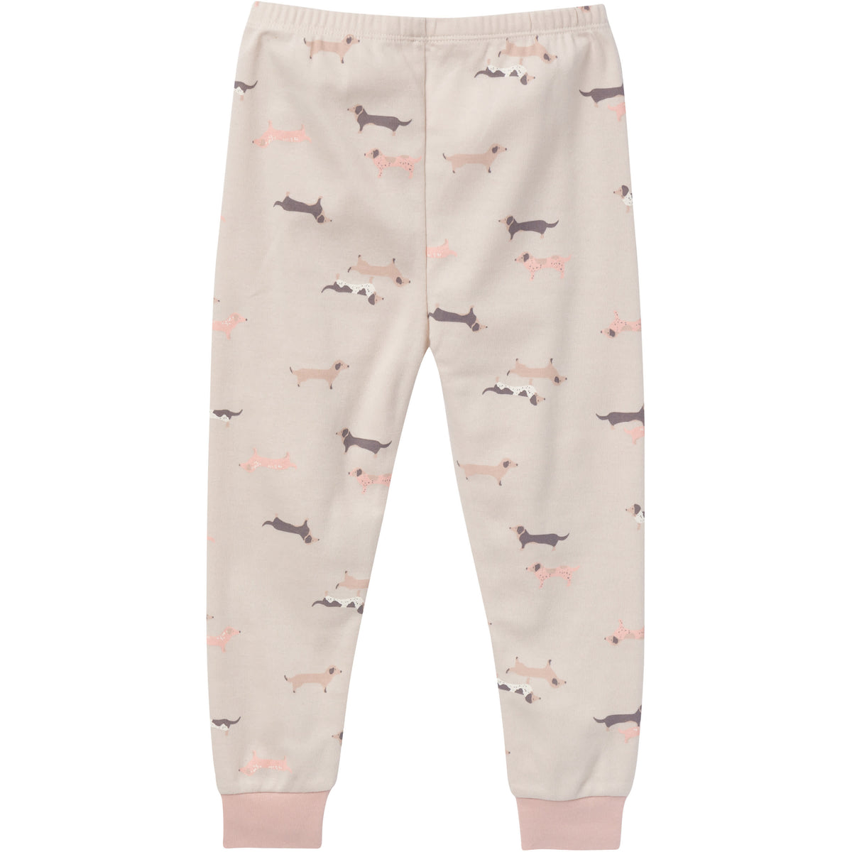 4-Piece Infant & Toddler Neutral Dog Pajamas Set, view 3