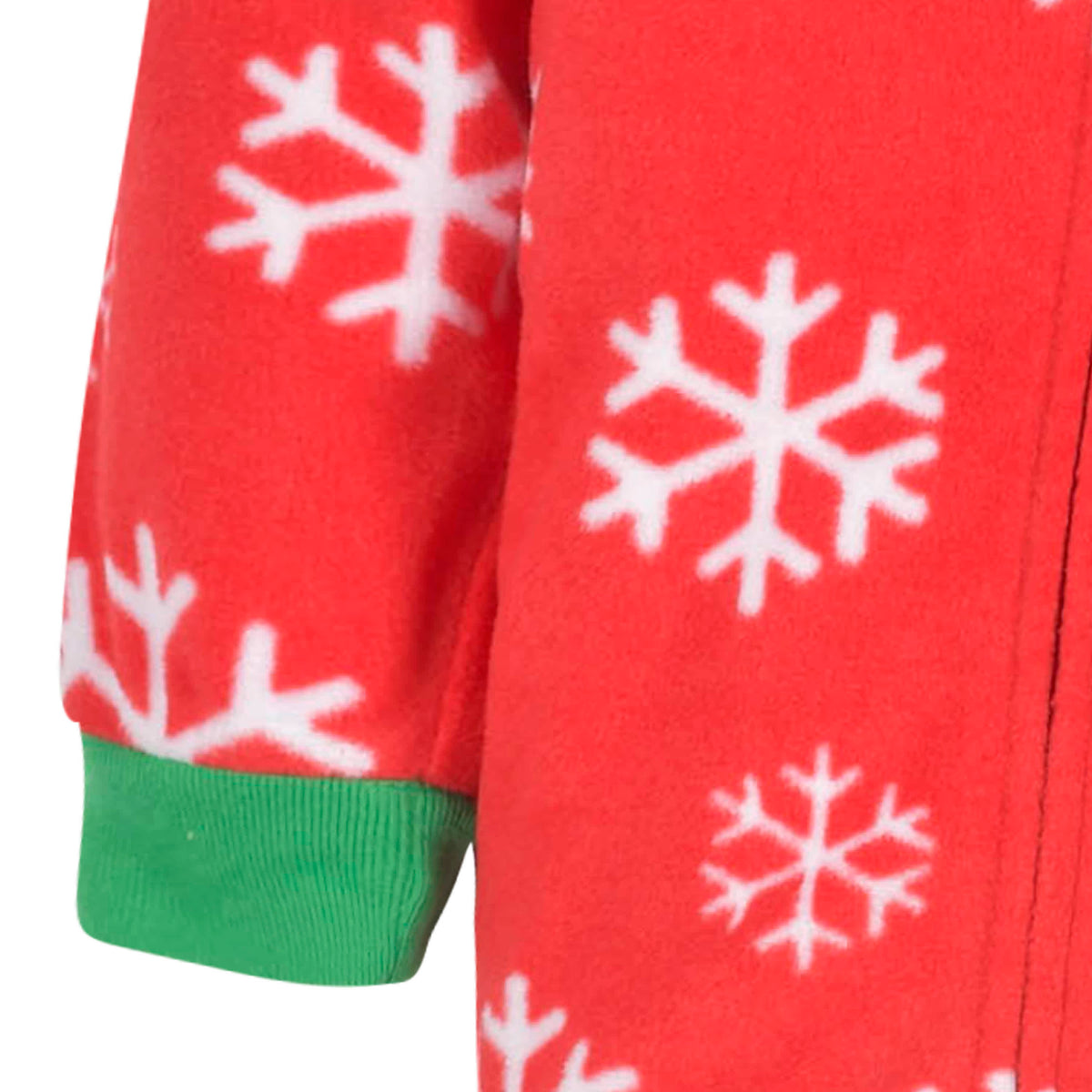 2-Pack Baby & Toddler Neutral Snowflakes & Bears Fleece Pajamas, view 5