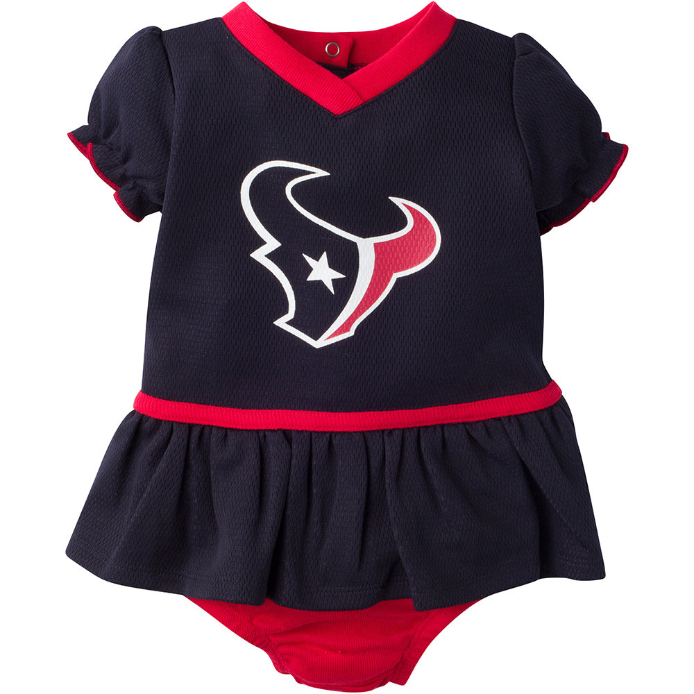 NFL 2-Piece Baby Girls Texans Dress with Diaper Cover