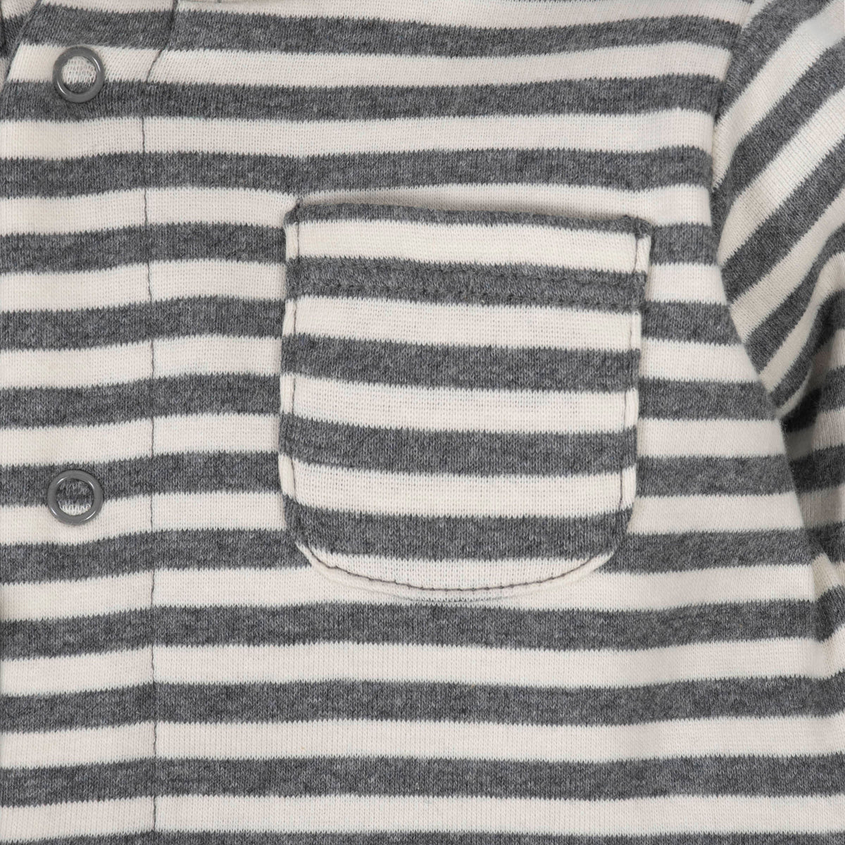 Baby Boys Striped Reversible Hooded Cardigan, view 2