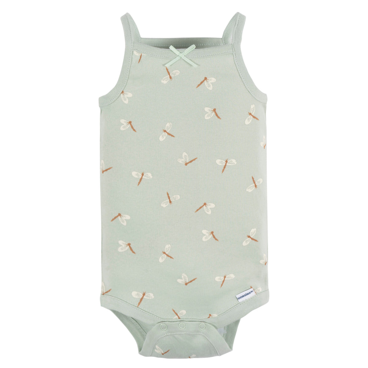 4-Pack Baby Girls Picnic Onesies Bodysuits, view 2
